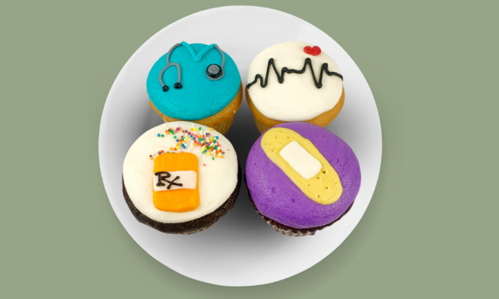 Nurse Appreciation Cupcakes - 4 Pack