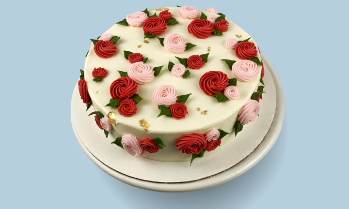 8 inch Mothers Day Roses Cake