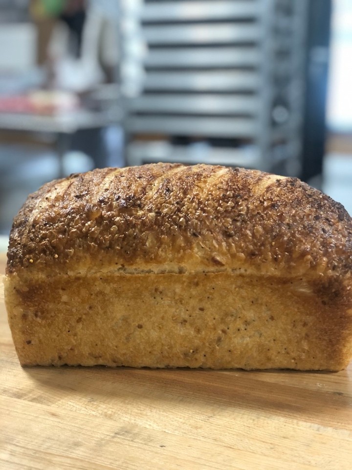 Seeded Whole Wheat Bread Loaf