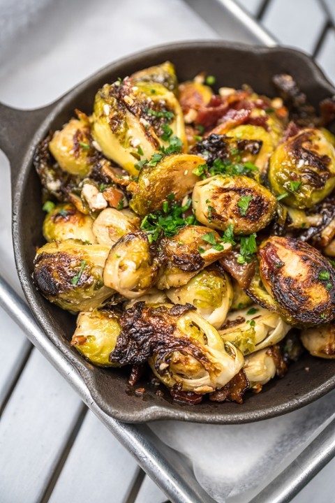 Blistered Brussel Sprouts