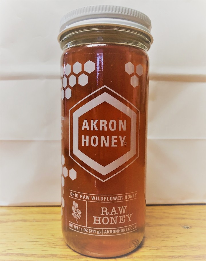 Akron Honey - Raw, 11 oz