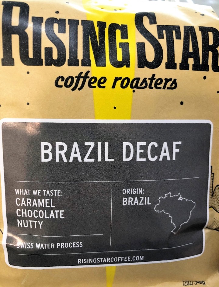 Rising Star Brazil Decaf, 12 oz