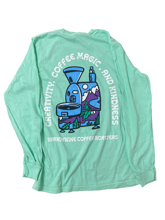 Teal BCR Coffee Magic Long Sleeve