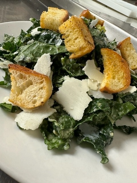 Tuscan Kale Caesar Salad