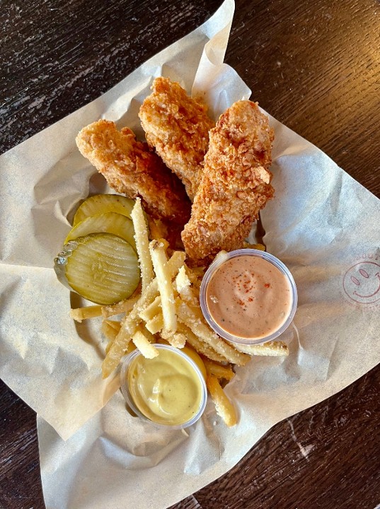 Vegetarian Smiley Tenders Basket