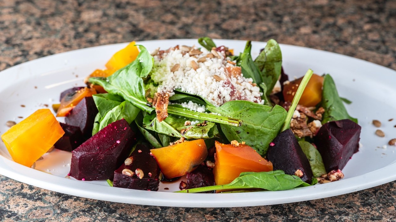 Roasted Golden & Ruby Red Beet Salad