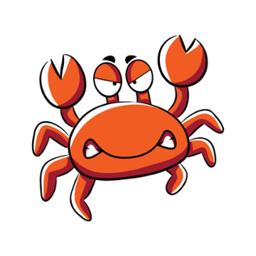The Crabby Crab logo