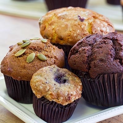Blackberry Banana Nut Muffin