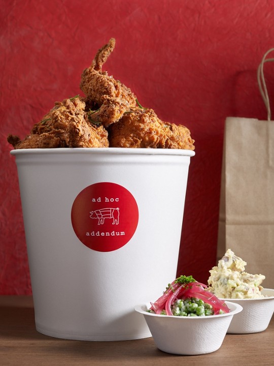 Large Bucket of Fried Chicken