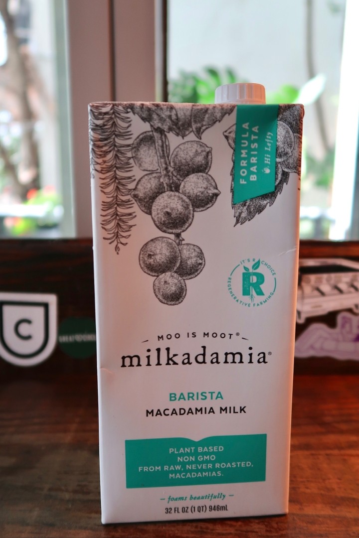 Milkadamia Barista Macadamia Milk 1qt