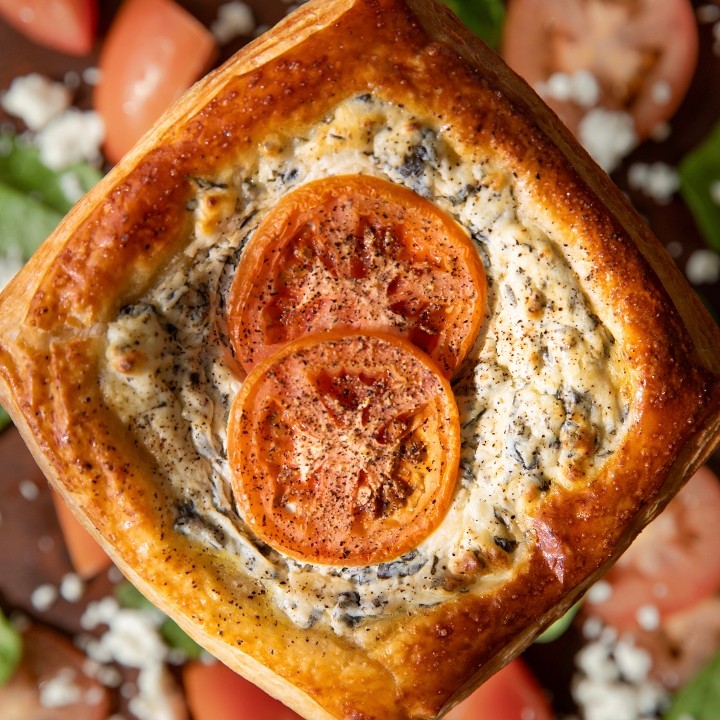 Spinach Feta & Tomato Danish