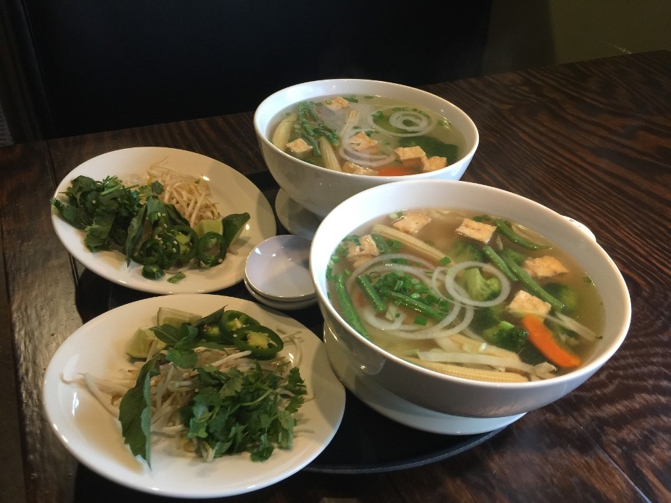 S10. Vegetable Pho Chay Soup (Tofu) (V,VE)