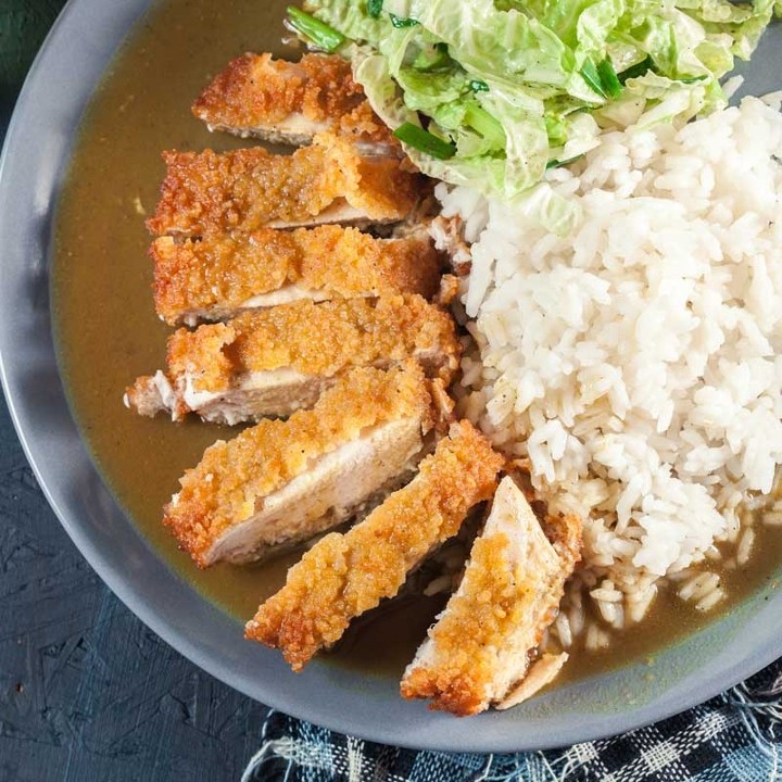 R4. Fried Chicken Rice (Panko-Katsu)