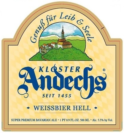Andechs Weißbier Hell 0.5L