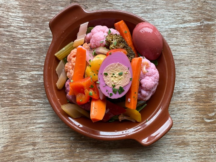 Pickled Veggies & Egg (GF)