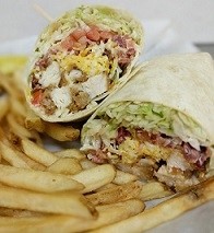 "Columbia Central" Chicken Club Wrap