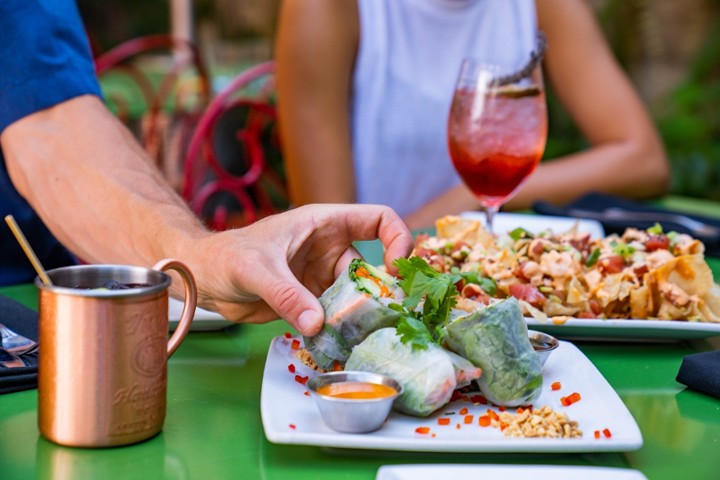 Avocado-Shrimp Spring Rolls