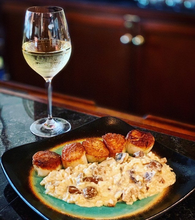 RISOTTO PORCINI E CAPESANTE