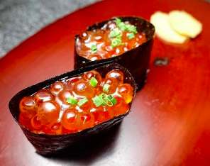 Ikura - Smoked Salmon Roe Nigiri (2pc)