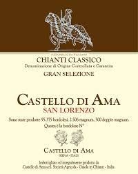 Sangiovese, Castello di Ama Chianti Classico Gran Sellezione 201
