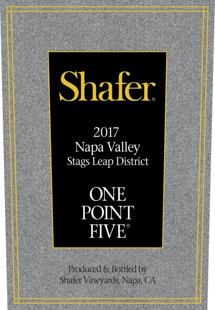 Shafer Vineyards One Point Five 2019
