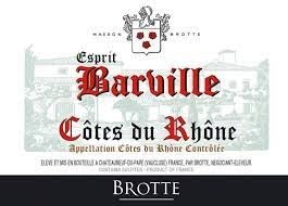 Grenache, Brotte Esprit Barville Rhone 2017