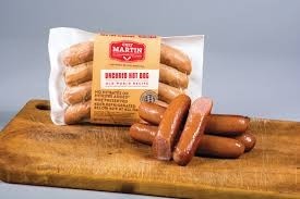 SAUSAGE, CHEF MARTIN HOT DOGS