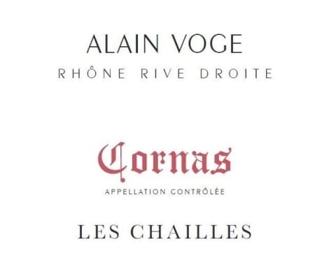 Syrah, Alain Voge Cornas 2017