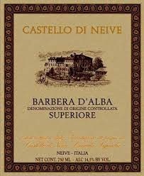 Barbera, Castello Di Neive