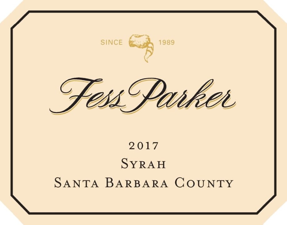 Syrah, Fess Parker Santa Barbara 2017