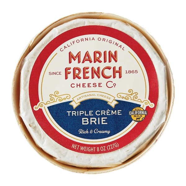 CHEESE, Triple Creme Brie Wheel by Marin French