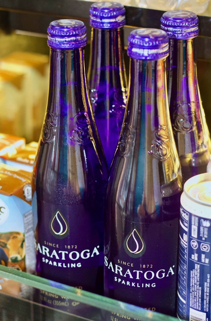 Saratoga Blue Bottle Sparkling Water