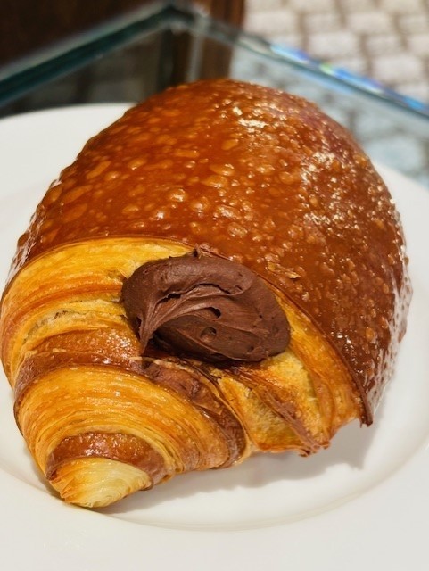 Chocolate Cream Filled Croissant