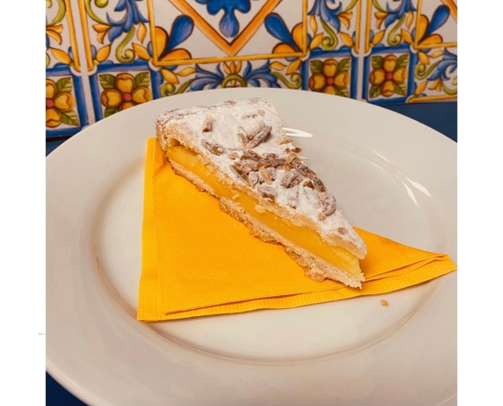 Torta della Nonna (Grandmother Cake) - Slice