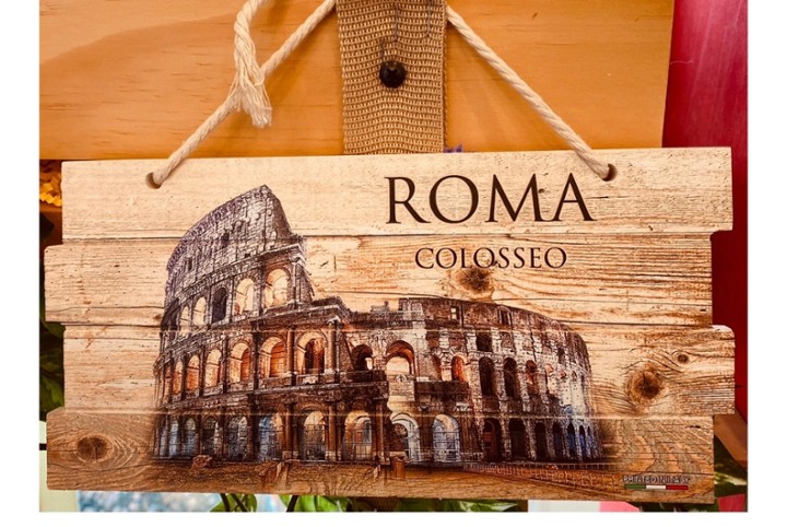 Roma Colosseo Painting (Brown)