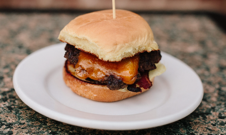 Bacon and Cheese Slider