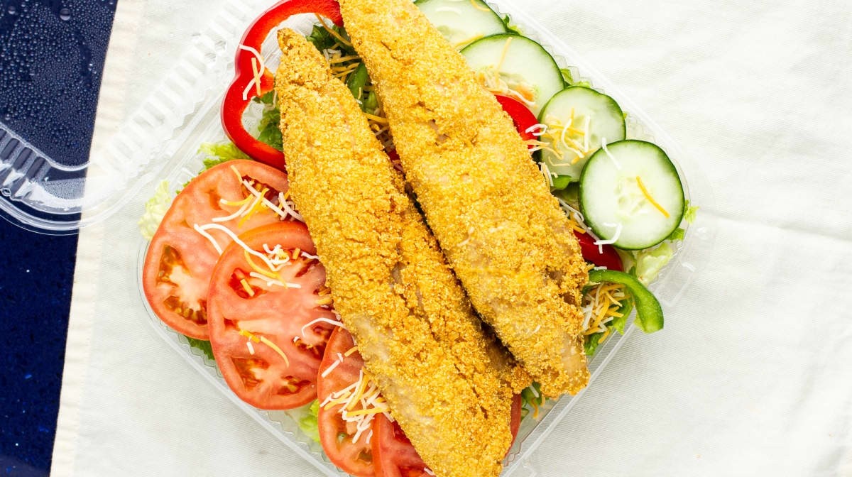 Fried Fish Salad
