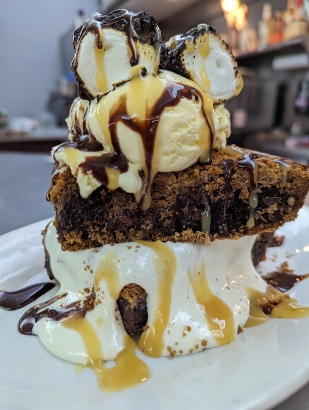 S'mores Brownie Tower