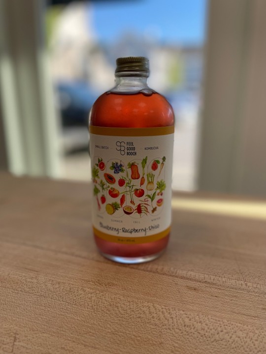 Kombucha Blueberry, Raspberry, Shiso