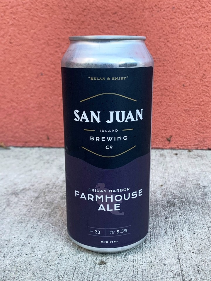 San Juan  Friday Harbor Farmhouse Ale (16oz)