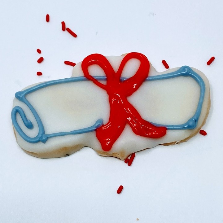 Grad Diploma Cookie