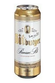 Bitburger Premium German Pilsner 4.8% 16oz Can