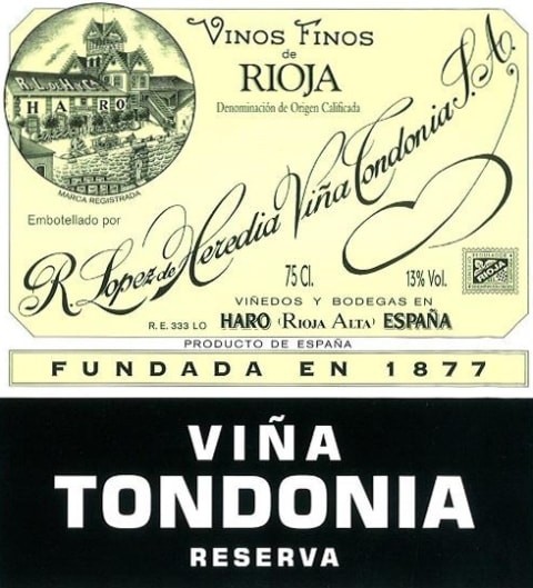 R. Lopez de Heredia 'Vina Tondonia' Reserva