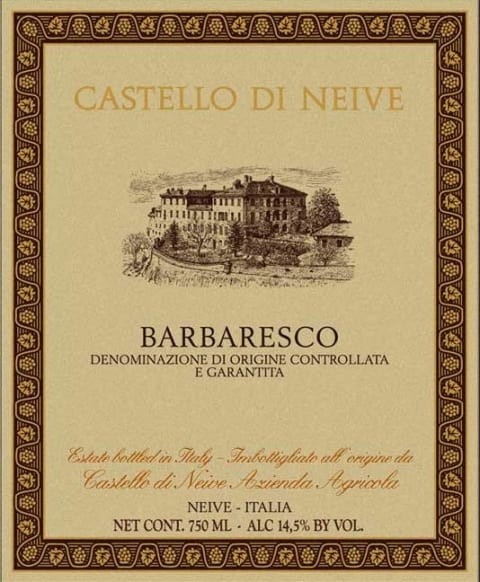 Castello di Neive Barbaresco