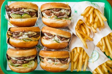 Harriet's Famous Hamburger Sandwiches | Hot & Fast