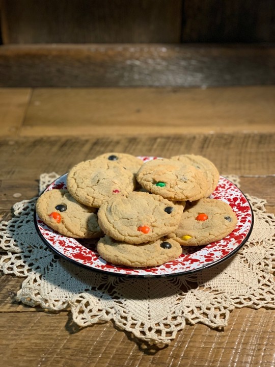M&M Cookies- Dozen