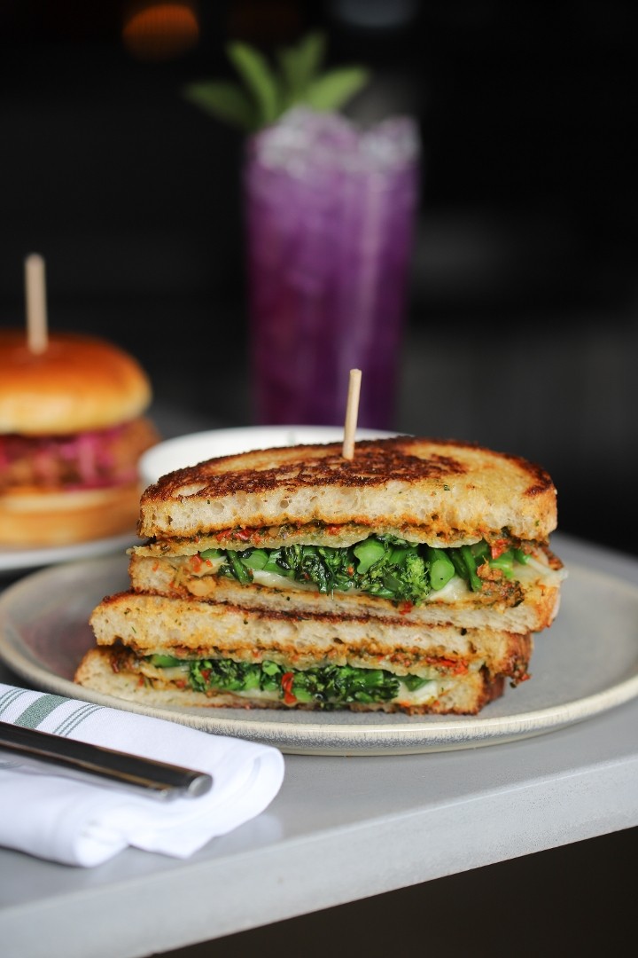 Broccolini Grilled Cheese