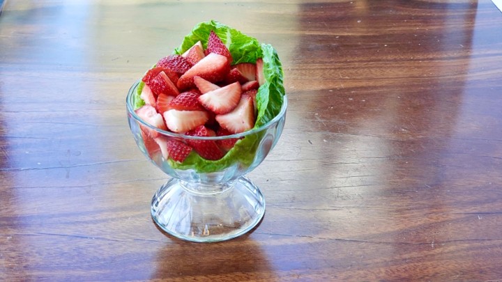 Fresh Strawberry Cup