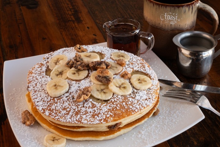 Banana Walnut Pancakes