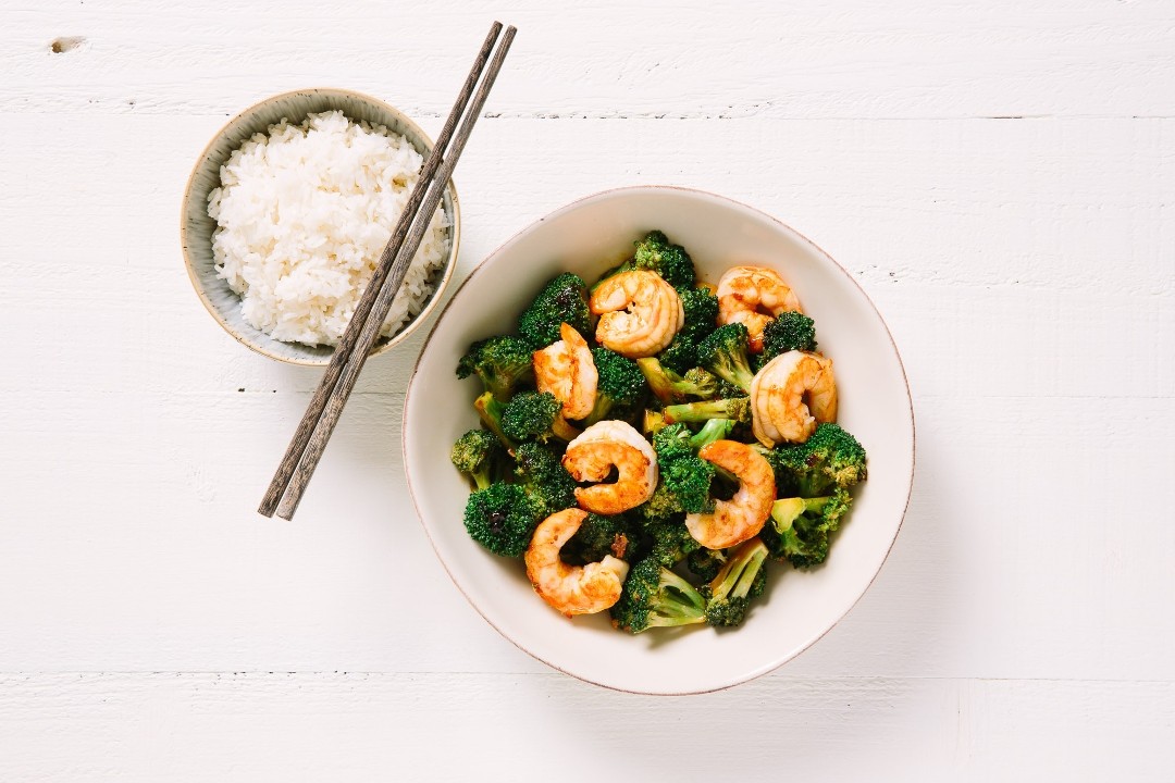 Shrimp w/ Broccoli (Dinner Combination)